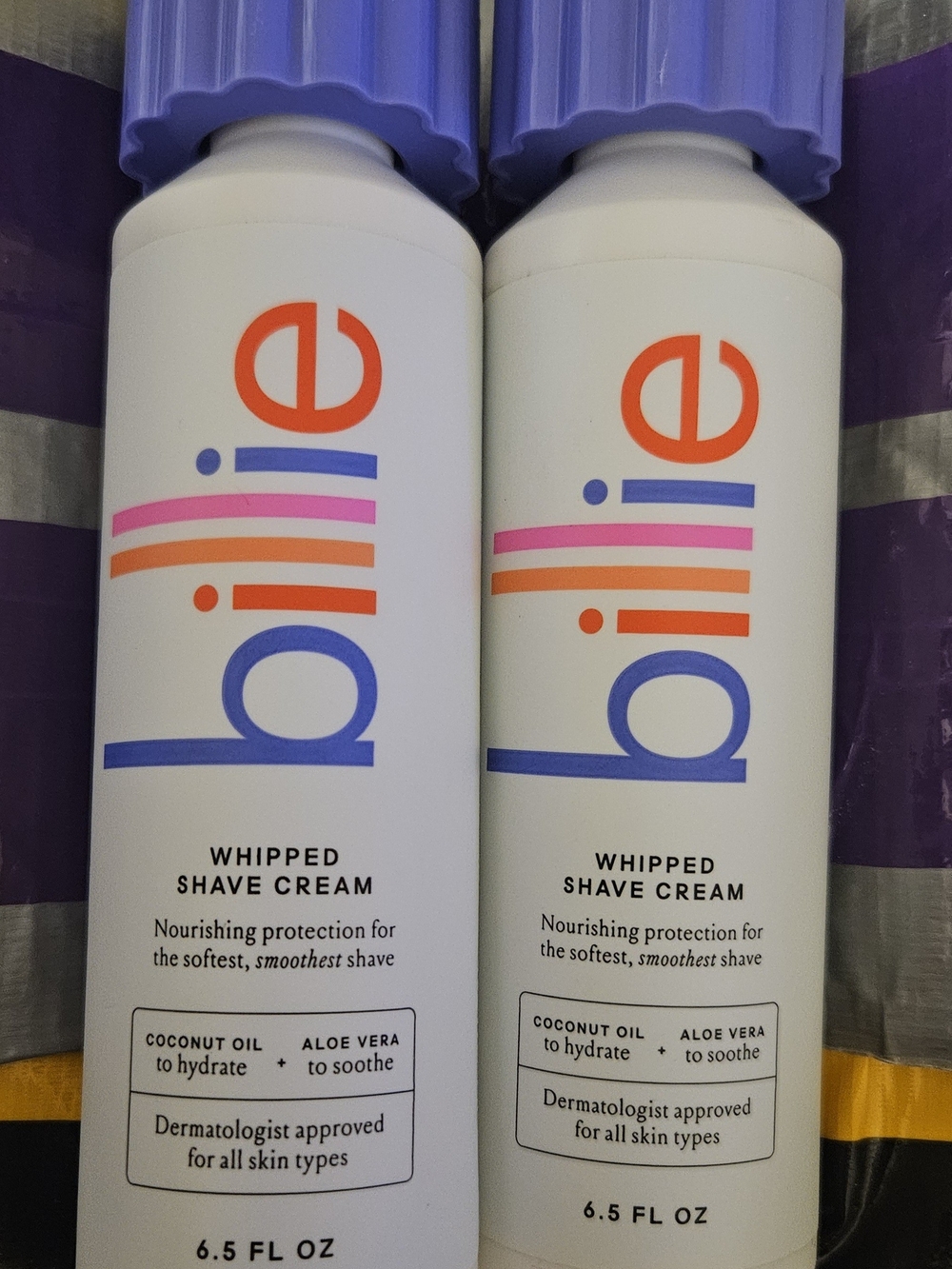 Billie LAVENDER & BERGAMOT Whipped Shave Cream **2 PACK** 6.5oz each